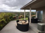 Lovely patio with furniture to enjoy the views